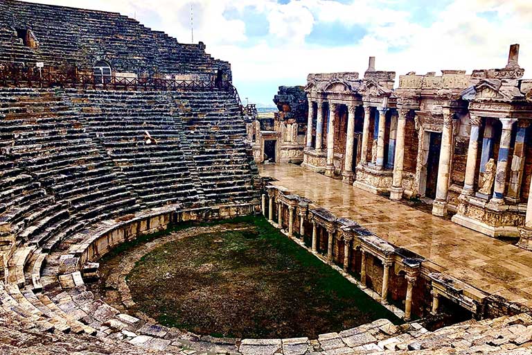 Hierapolis known as the “sacred city.”
