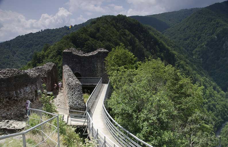 Poenari Fortress Ruins, the castle of Vlad the Impaler