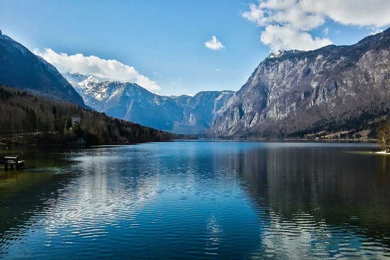 Choose Bohinj lake for your winter holiday in Europe