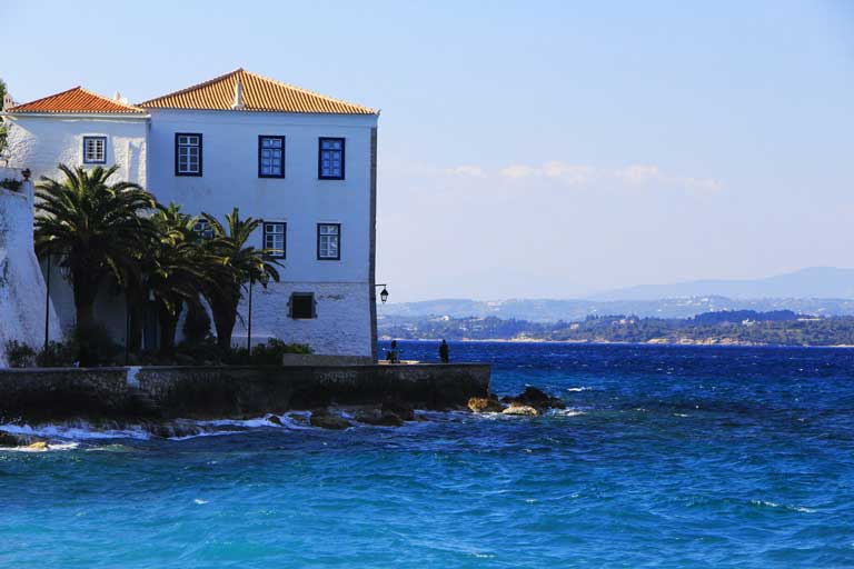 Spetses in the Saronic Gulf Islands of Greece