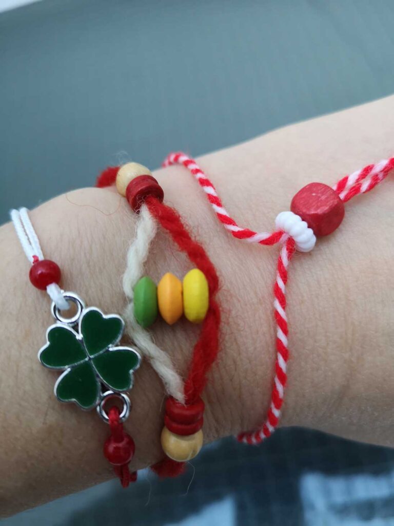 Martenitsa you wear for baba marta day in Bulgaria