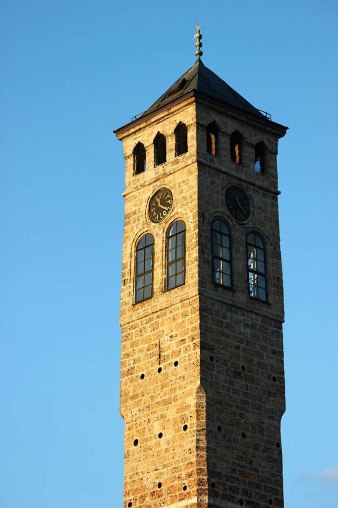 The Sahat Kula or the Old Sarajevo Clock Tower