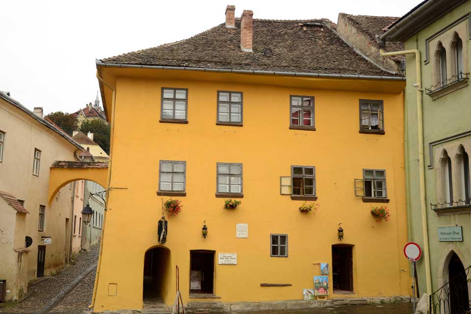 Vlad The Impaler's home in Sighisoara