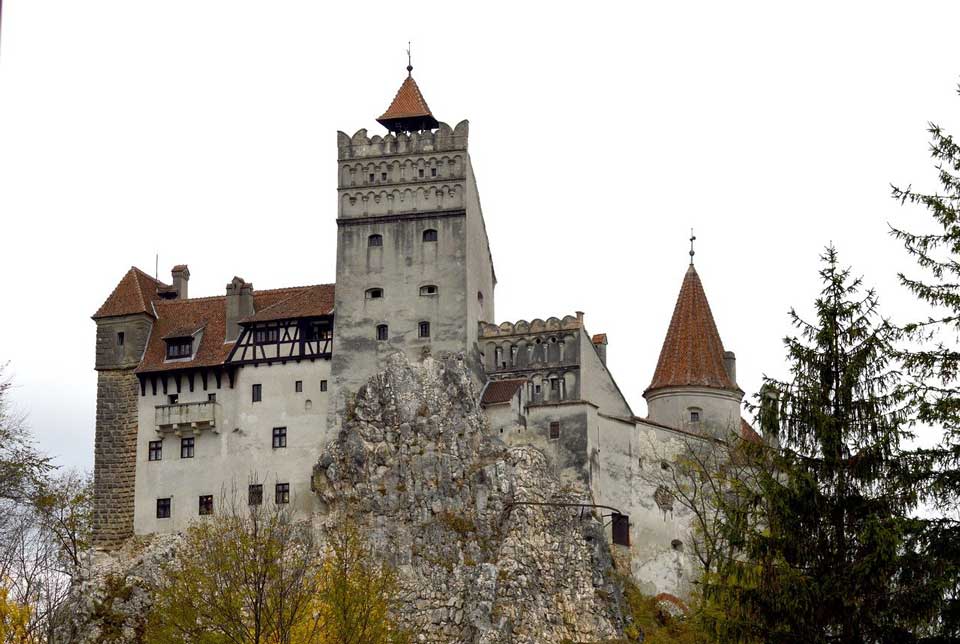 Bran castle near Brasov city in Romania