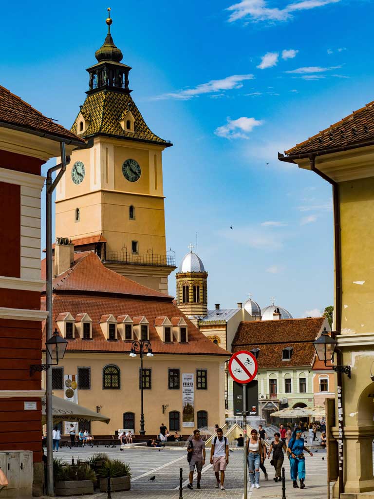Cities of Romania - Brasov town centre