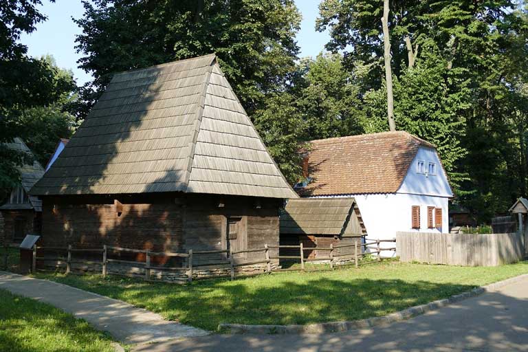 Open air museum in Bucharest