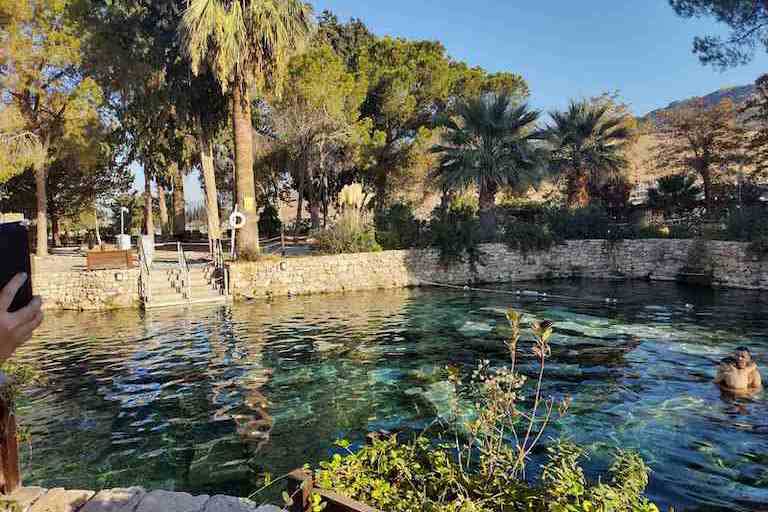 Cleopatra antique pools in Pamukkale