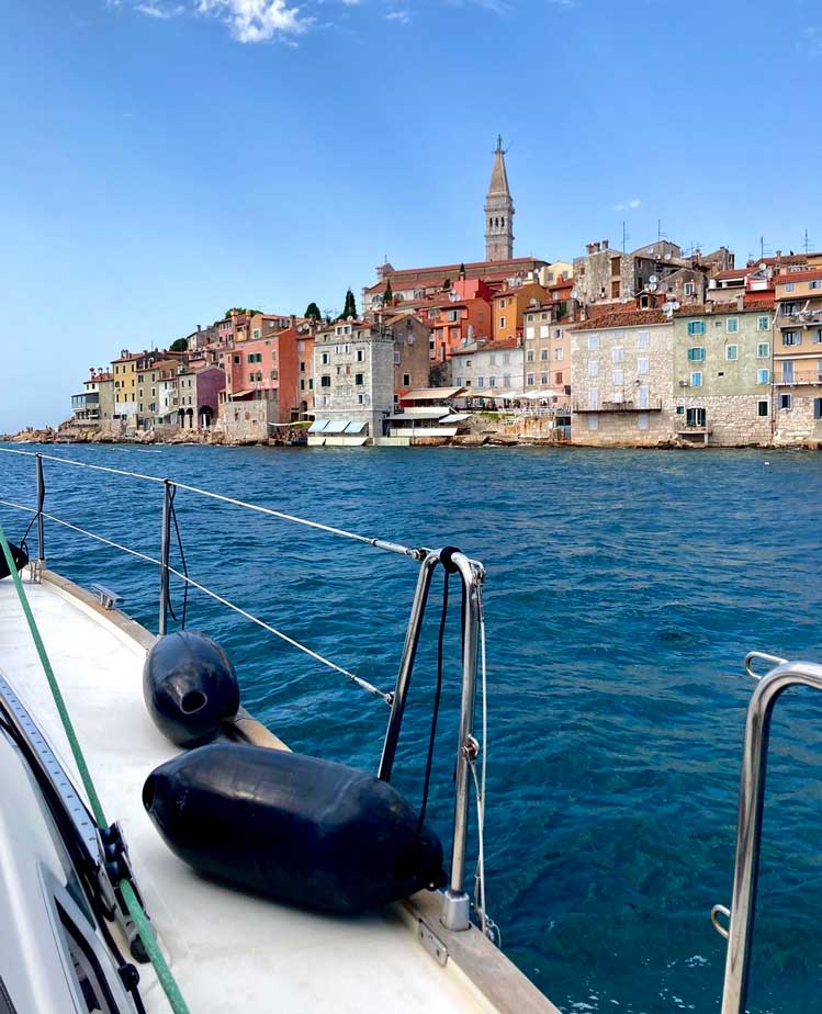 the yacht week sailing Croatia coastline