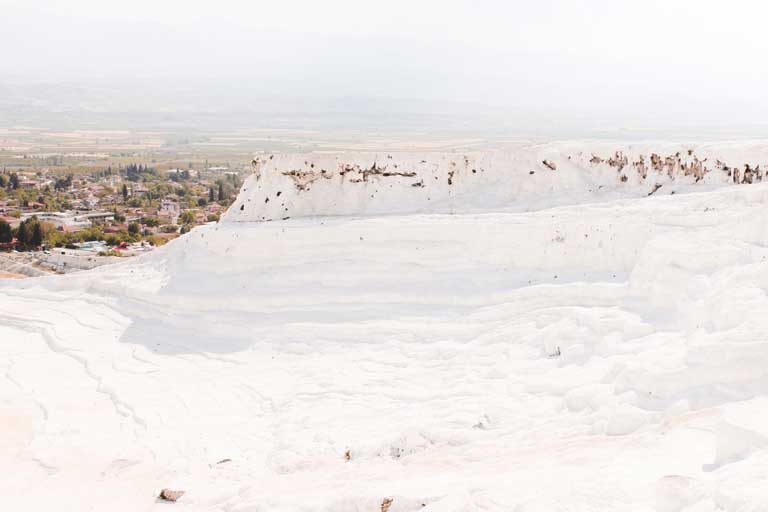 pamukkale hot springs travertines